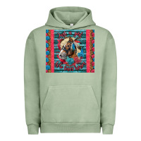 Pigment Oil Green Just A Girl Who Loves Horses Urban Hoodie - LillyAllenDesigns