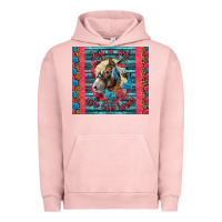 Pigment Salmon Just A Girl Who Loves Horses Urban Hoodie - LillyAllenDesigns