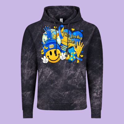 Retro Disco Ball The Lucky Few Smile Face Vintage Hoodie Designed By Artiststas