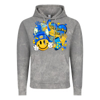 Cloud Rock retro disco ball the lucky few smile face Vintage Hoodie - Artiststas