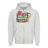Dove Grey pour me something mister olivia Zipper Hoodie - OliviaCreatesArt