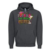 Smoke pour me something mister olivia Zipper Hoodie - OliviaCreatesArt