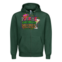 Sports Green pour me something mister olivia Zipper Hoodie - OliviaCreatesArt