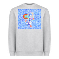 Heather Grey hippie soul Heavyweight Sweatshirt - TumblerDesignByShophia