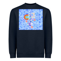 Navy hippie soul Heavyweight Sweatshirt - TumblerDesignByShophia