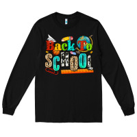 Black back to school Long Sleeve Tee - NancyCooperArtShop