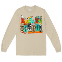 Mushroom back to school Long Sleeve Tee - NancyCooperArtShop