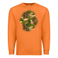 Carrot camouflage and leopard patch  4 Premium Sweatshirt - BundleAndBundleShop
