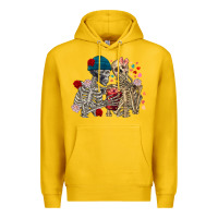 Lemon Skeleton couple Valentine's Day Premium Hoodie - FaDigitalArtStudio