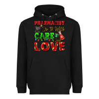 Black pharmacist do it with care and love christmas Heavyweight Hoodie - FaDigitalArtStudio