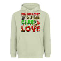 Matcha pharmacist do it with care and love christmas Heavyweight Hoodie - FaDigitalArtStudio