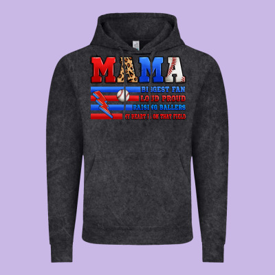 Baseball Mama Vintage Hoodie Designed By Artiststas