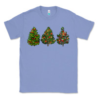 Colony Blue christmas trees Classic Tee - LillyAllenDesigns