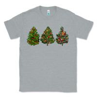 Heather Grey christmas trees Classic Tee - LillyAllenDesigns