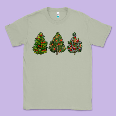 Christmas Trees Classic Tee Designed By Lillyallendesigns