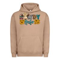 Pigment Burro Western Howdy Heifer With Simmental Cow Urban Hoodie - LillyAllenDesigns