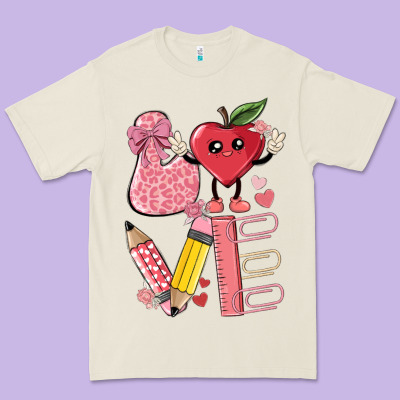 Love Teacher Premium Tee Designed By Maliassmallbusiness