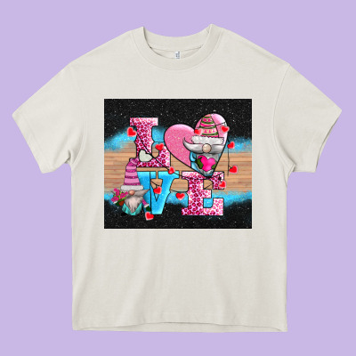 V.d Love Gnomes Heavy Core Tee Designed By Adodesignshop