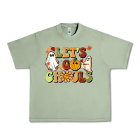 Oil Green halloween lets go ghouls Urban Heavy Tee - BarkalooDesign