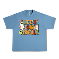 Pebble Blue halloween lets go ghouls Urban Heavy Tee - BarkalooDesign