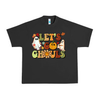 Pigment Black halloween lets go ghouls Urban Heavy Tee - BarkalooDesign