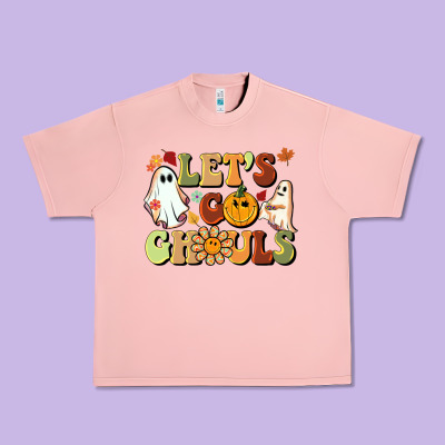 Halloween Lets Go Ghouls Urban Heavy Tee Designed By Barkaloodesign