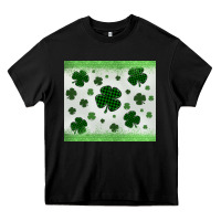 Black shamrock Heavy Core Tee - MaliasSmallBusiness