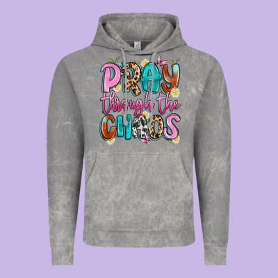 Pray Through The Chaos Vintage Hoodie Designed By Artiststas