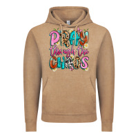 Vintage Coffee pray through the chaos Vintage Hoodie - Artiststas