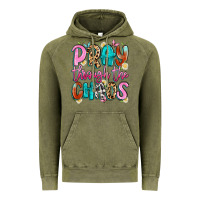 Vintage Olive pray through the chaos Vintage Hoodie - Artiststas