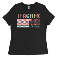 Retro Teacher Ladies Tee | Teevron