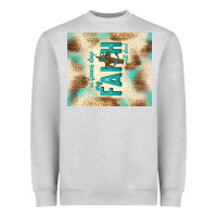 Faith With Cross Heavyweight Sweatshirt | Teevron