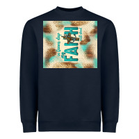 Navy faith with cross Heavyweight Sweatshirt - TumblerDesignByShophia