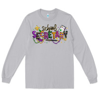 Moon Dust mardi gras school secretary Long Sleeve Tee - texasbilliewilder