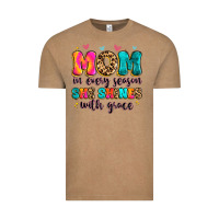Vintage Coffee mom in every season she shines with grace Vintage Tee - Artiststas