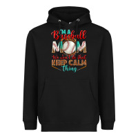 Black i'm a baseball mom we don't do that Heavyweight Hoodie - BundleAndBundleShop