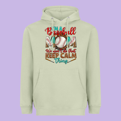I'm A Baseball Mom We Don't Do That Heavyweight Hoodie Designed By Bundleandbundleshop
