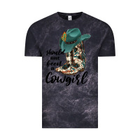 Cloud Black Should Have Been A Cowgirl Vintage Tee - JahusDesignShop
