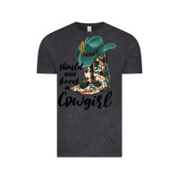 Vintage Black Should Have Been A Cowgirl Vintage Tee - JahusDesignShop