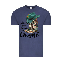 Vintage Denim Should Have Been A Cowgirl Vintage Tee - JahusDesignShop