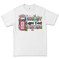 White energy coffee fuel station Premium Tee - MaliasSmallBusiness