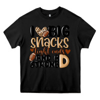 Black i love big sacks tight ends and a strong d Heavy Core Tee - MaliasSmallBusiness