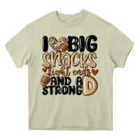 Mossy i love big sacks tight ends and a strong d Heavy Core Tee - MaliasSmallBusiness