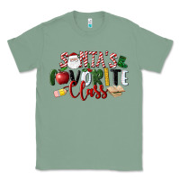 Sage Santa's Favorite Class Christmas Classic Tee - LillyAllenDesigns