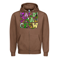 Chestnut mardi gras crew olivia Zipper Hoodie - OliviaCreatesArt