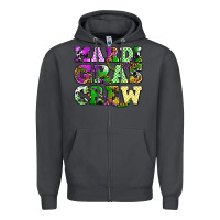 Smoke mardi gras crew olivia Zipper Hoodie - OliviaCreatesArt