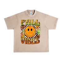 French Oak fall vibes smiley face Urban Heavy Tee - BarkalooDesign