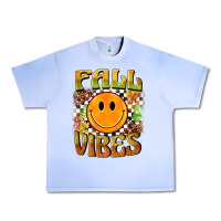 Grape Ice fall vibes smiley face Urban Heavy Tee - BarkalooDesign