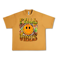 Peanut Butter fall vibes smiley face Urban Heavy Tee - BarkalooDesign