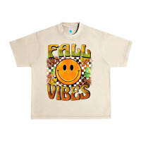 Sandshell fall vibes smiley face Urban Heavy Tee - BarkalooDesign